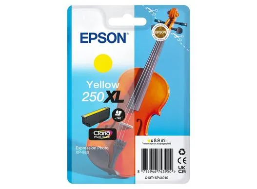 Epson 250XL Violin Claria Photo HD Druckerpatrone 1 Stück(e) Original Hohe (XL-) Ausbeute Gelb Epson 250XL Violin Claria Photo HD Druckerpatrone 1 Stück(e) Original Hohe (XL-) Ausbeute Gelb