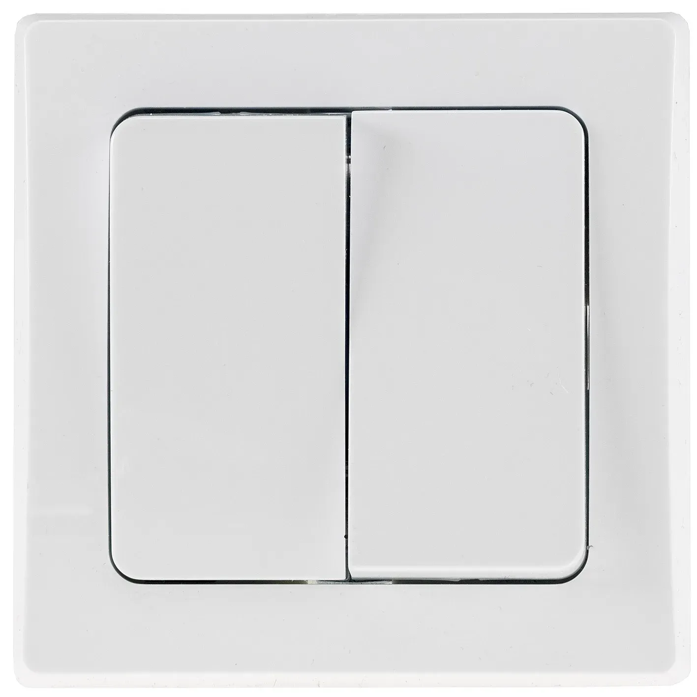 DELPHI Serien-Schalter 2-fach 250V~/ 10A, inkl. Rahmen, UP, weiß DELPHI Serien-Schalter 2-fach 250V~/ 10A, inkl. Rahmen, UP, weiß
