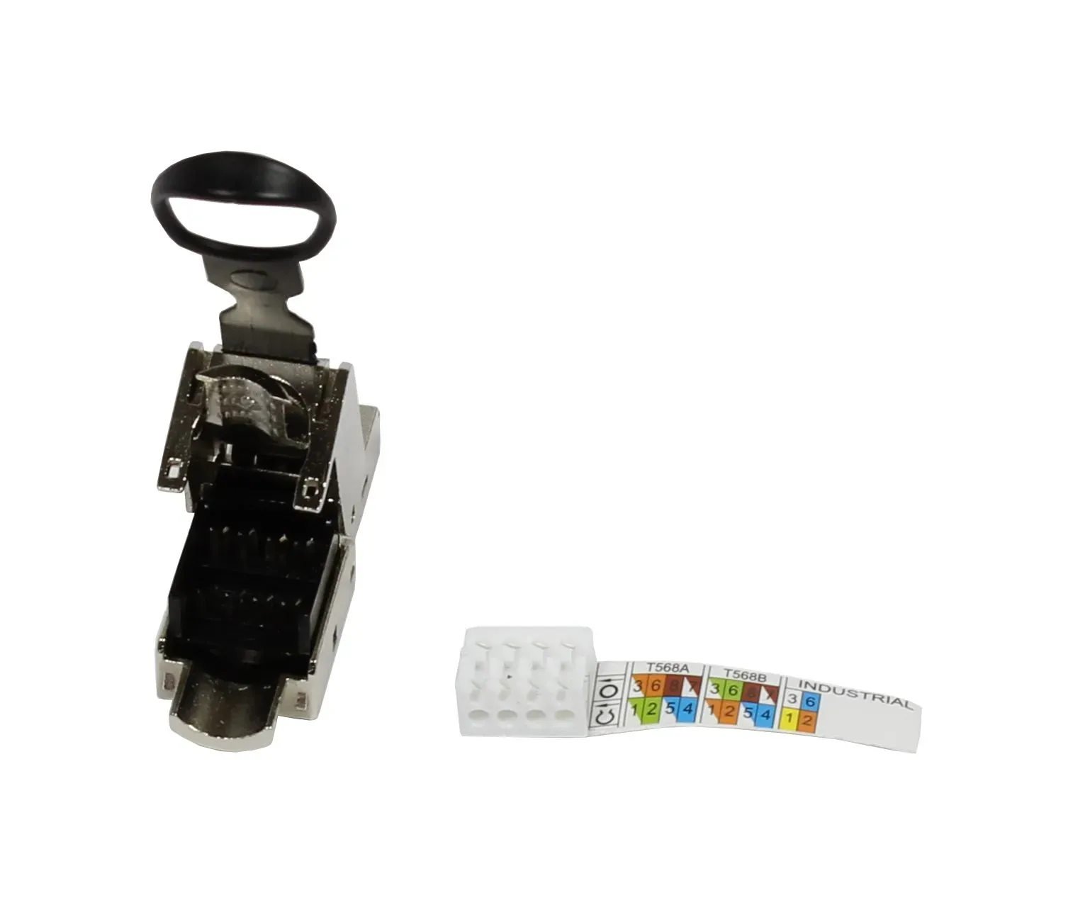 TP-Stecker TP, Feldkonfektionierbar, CAT6A, RJ45, Werkzeuglos, Synergy 21, – Bild 5