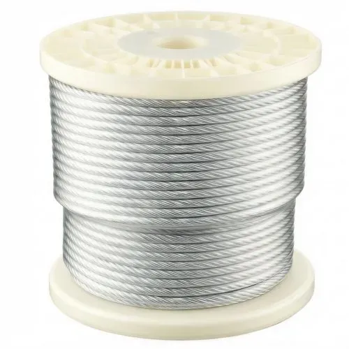VEVOR Drahtseil φ6,35mm 76,2 m Länge, verzinktes Kohlenstoffstahlseil, 31,1 kN Bruchfestigkeit, 7x19 Litzen, Geländerseil für Terrassengeländer, Gartenspaliere, inkl. Handschuhe – Bild 10