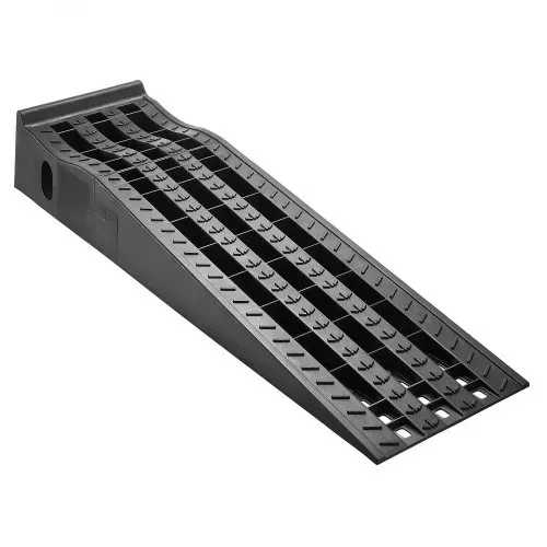 VEVOR Autorampen Auffahrrampen 2 Stk. 160 mm Hubhöhe, tragbare & Auto-Servicerampen für Wartung in der Garage & Ölwechsel & Reparatur von Lkw, 1474 kg (pro Rampe) belastbar Auffahrhilfe Schwarz – Bild 10