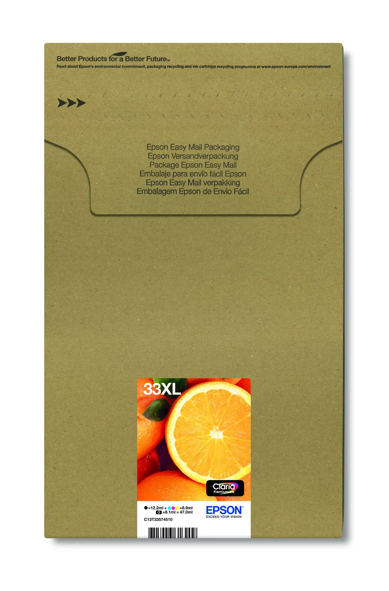 Epson Oranges Multipack 5-colours 33XL Claria Premium Ink EasyMail – Bild 2