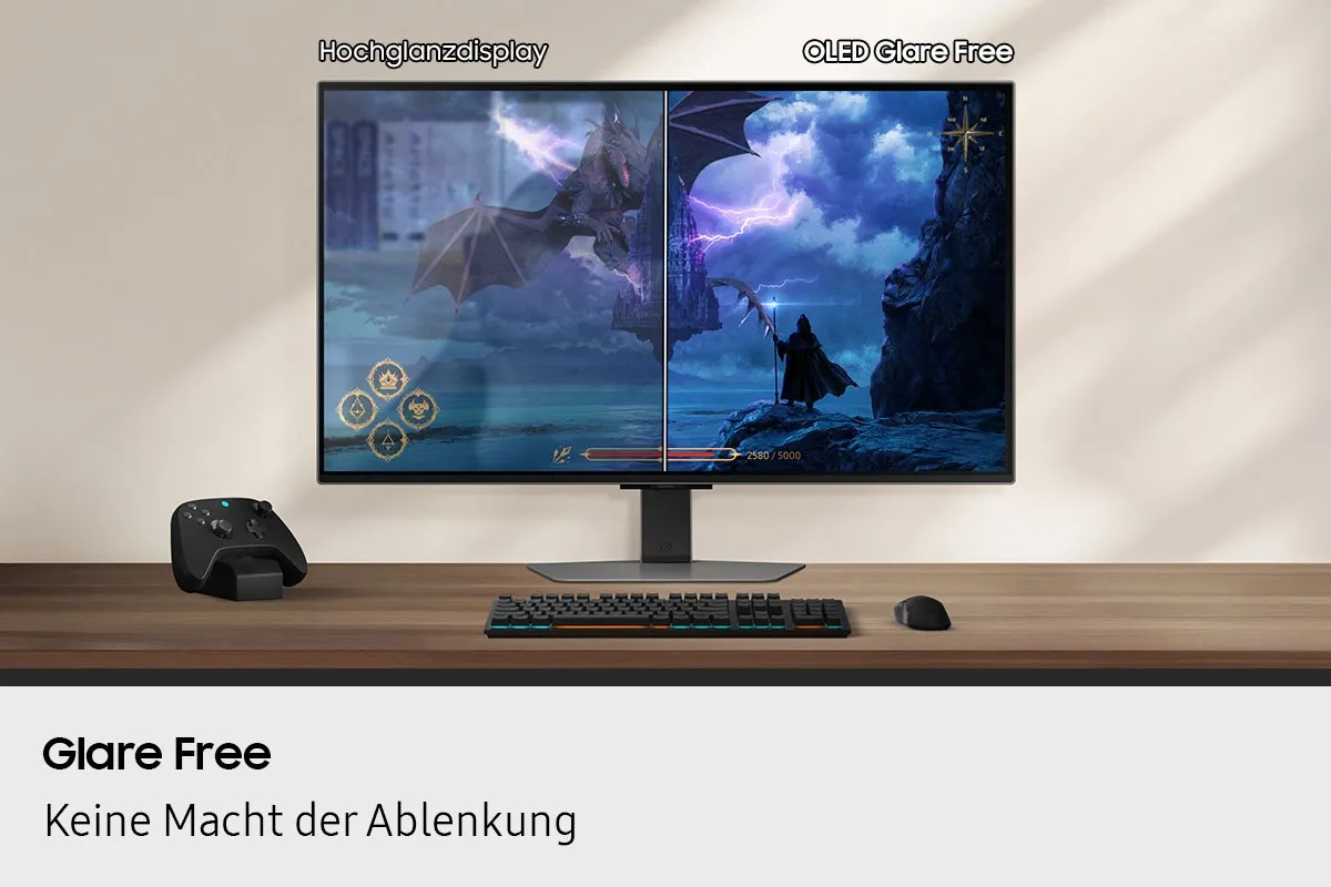 Samsung 27" Odyssey OLED G8 (G81SF) 4K 240 Hz Gaming Monitor – Bild 7