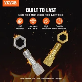 VEVOR Gewindewiederherstellungswerkzeug UNC & UNF & metrisch Gewinde Reparatur Satz 61-teilig, Nachgewinde-Werkzeugsatz mit Gewindebohrern Schneideisen Gewindefeilen für Mechaniker und Heimwerker VEVOR Gewindewiederherstellungswerkzeug UNC & UNF & metrisch Gewinde Reparatur Satz 61-teilig, Nachgewinde-Werkzeugsatz mit Gewindebohrern Schneideisen Gewindefeilen für Mechaniker und Heimwerker