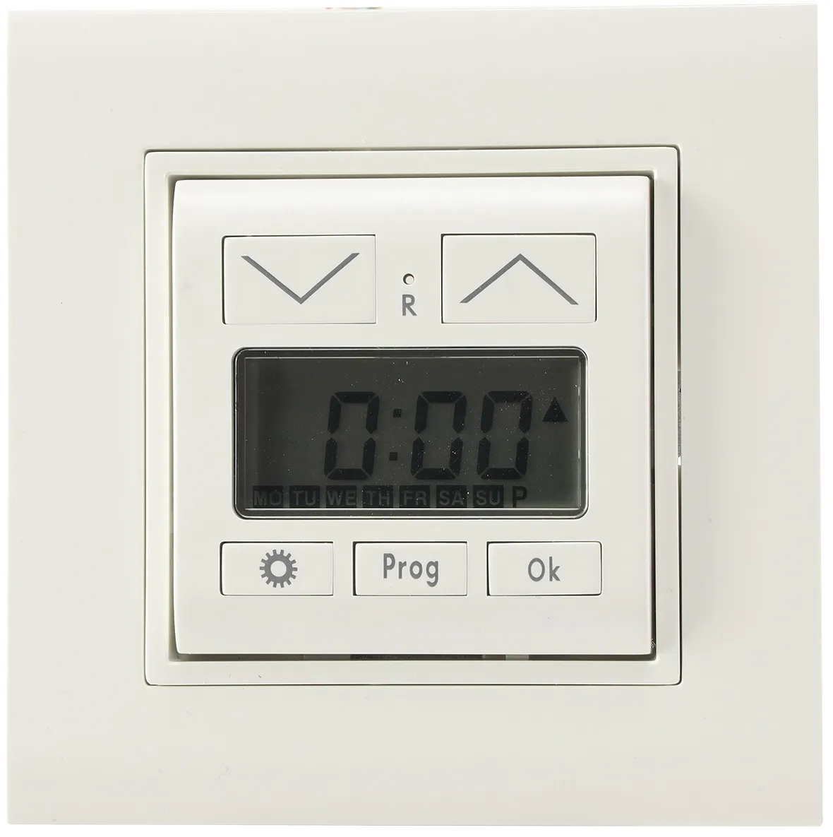 Jalousie- / Rolladen-Zeitschaltuhr für Unterputz-Montage Jalousie- / Rolladen-Zeitschaltuhr für Unterputz-Montage