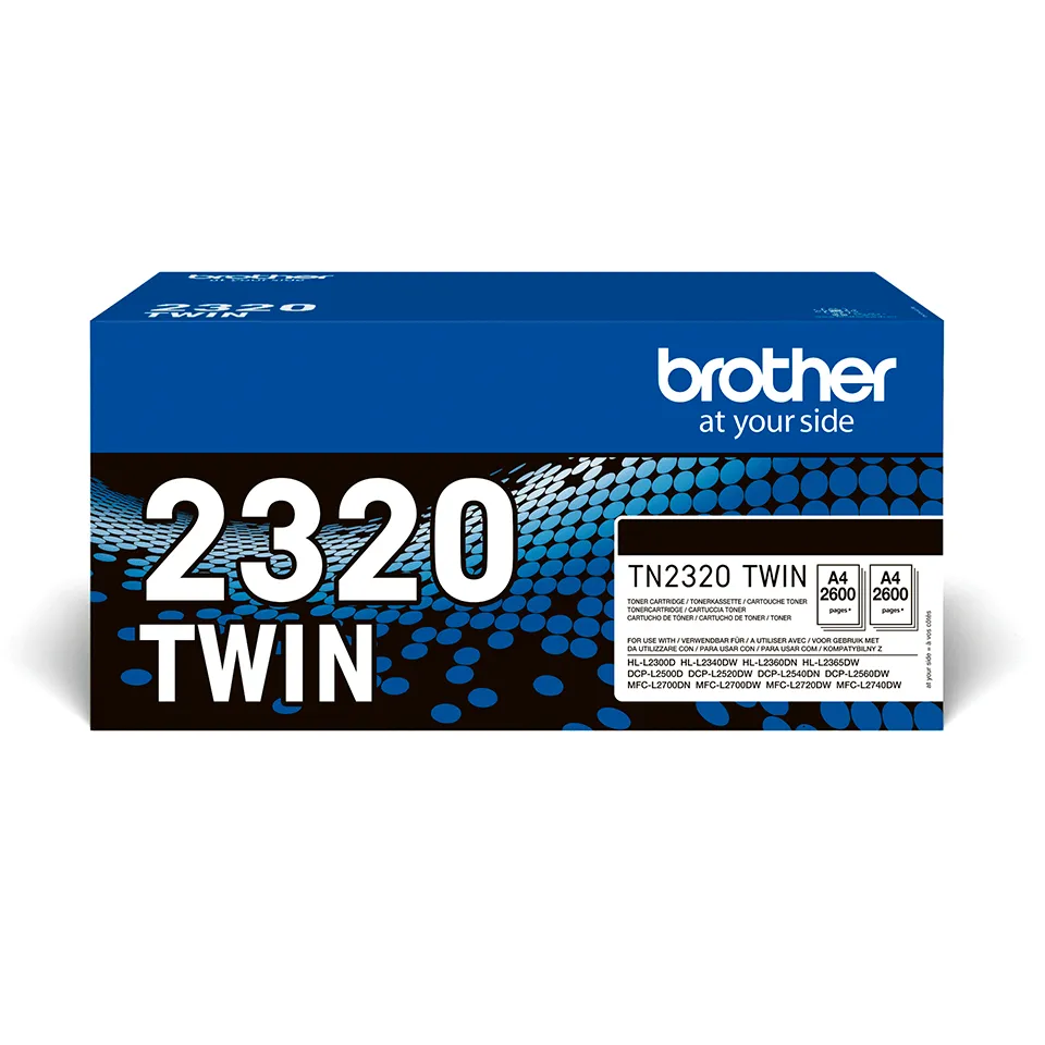 Brother TN-2320TWIN Tonerkartusche 1 Stück(e) Original Schwarz Brother TN-2320TWIN Tonerkartusche 1 Stück(e) Original Schwarz