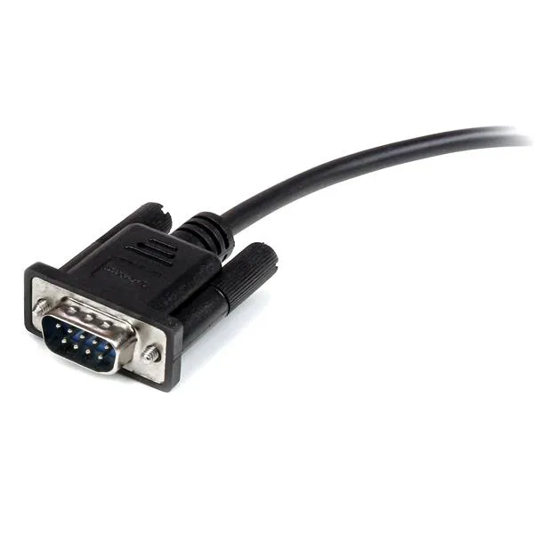 StarTech.com 1m DB9 Seriell RS232 Verlängerungskabel - DB9 RS 232 Kabel Verlängerung - St/Bu – Bild 3