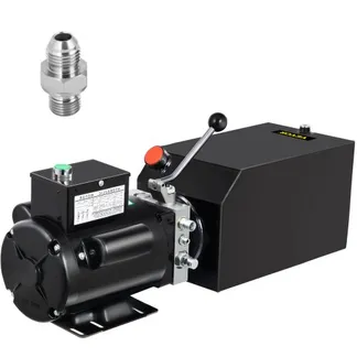 VEVO 14L Hydraulikpumpe, 220V Hydraulikaggregat, 25,2 kg Elektrische hydraulikpumpe, mit Tank aus Metall Eisen schwarz, hochwertige Hydraulikaggregat für Auto Zubehör VEVO 14L Hydraulikpumpe, 220V Hydraulikaggregat, 25,2 kg Elektrische hydraulikpumpe, mit Tank aus Metall Eisen schwarz, hochwertige Hydraulikaggregat für Auto Zubehör