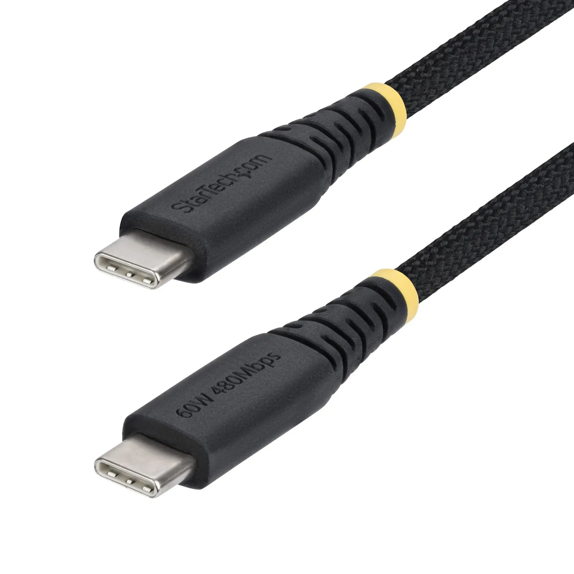 StarTech.com 15cm USB-C Ladekabel, 60W (3A) PD, Zweischichtiger Geflochtener Mantel aus Nylon-TPE, Robustes USBC Laptop Ladekabel, USB 2.0 Schnellladekabel StarTech.com 15cm USB-C Ladekabel, 60W (3A) PD, Zweischichtiger Geflochtener Mantel aus Nylon-TPE, Robustes USBC Laptop Ladekabel, USB 2.0 Schnellladekabel