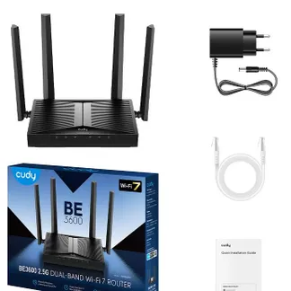Cudy BE3600 2.5G Wi-Fi 7 Mesh Router, WR3600H Cudy BE3600 2.5G Wi-Fi 7 Mesh Router, WR3600H