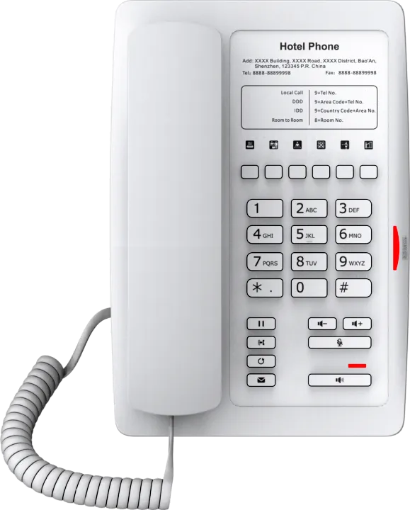 Fanvil H3W V2-White, H3W-White---WiFi Hotel Phone / SIP / POE / Wi-Fi – Bild 3
