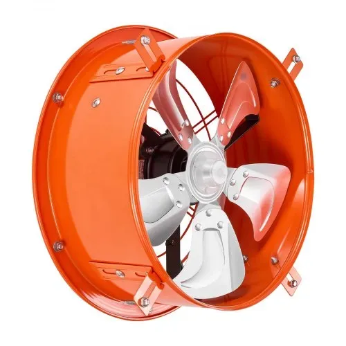 VEVOR Giebellüfter 30,5cm Dachbodenlüfter Solarbetrieben 1529,1m³/h Orange, 3-in-1 Belüftung Kühlung & Entfeuchtung für Dachboden Gewächshaus & Lager, Stahlgehäuse, mit Thermostat & 35W Solarpannel – Bild 8