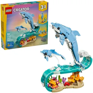 31385 Creator 3-in-1 Meerestiere: Wunderschöne Delfine, Konstruktionsspielzeug 31385 Creator 3-in-1 Meerestiere: Wunderschöne Delfine, Konstruktionsspielzeug