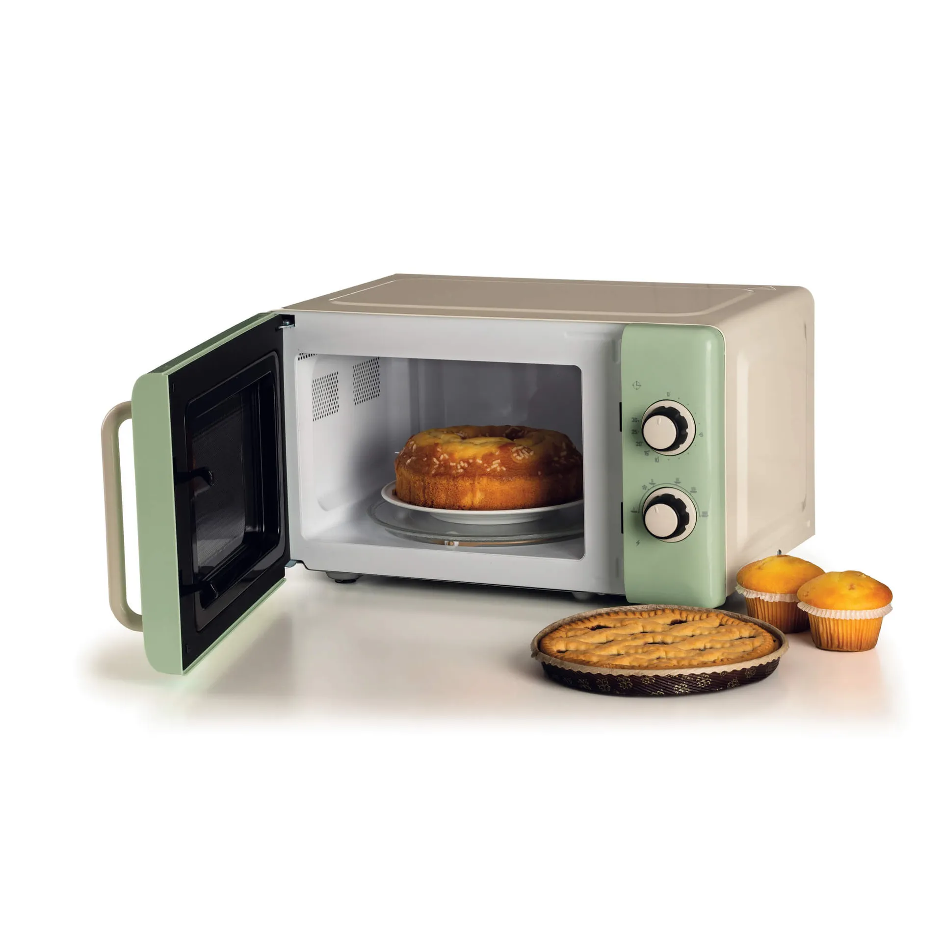 Ariete Vintage Line 3960/04 Grün Solo-Mikrowelle Arbeitsplatte 20 l 800 W – Bild 3