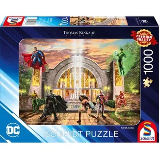 Thomas Kinkade Studios: DC Justice League – Hall Of Justice, Puzzle Thomas Kinkade Studios: DC Justice League – Hall Of Justice, Puzzle