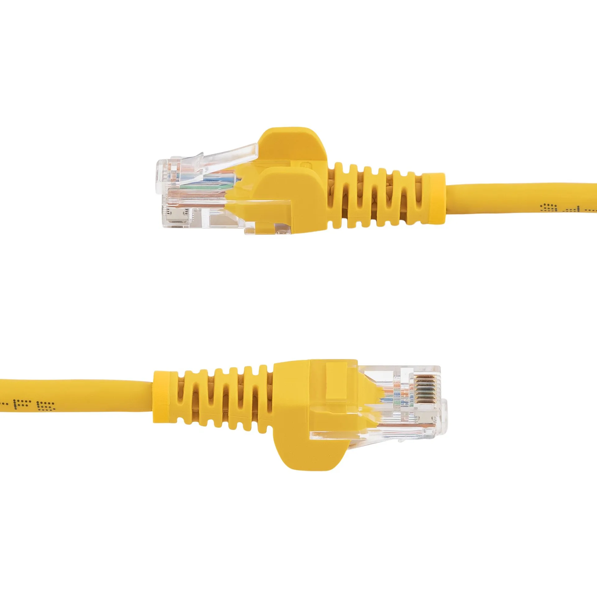 StarTech.com 1m Cat5e RJ45 UTP Netzwerkkabel Snagless - Cat 5e Patchkabel - Gelb – Bild 3