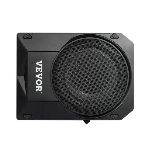 VEVOR Untersitz Auto Subwoofer 400 W 254 mm schlanker Auto Subwoofer mit Stromversorgung, Subsystem mit eingebautem Verstärker, Hoch-/Niedrigpegel-Eingang und Lautstärkeregler für SUVs Lkws – Bild 10