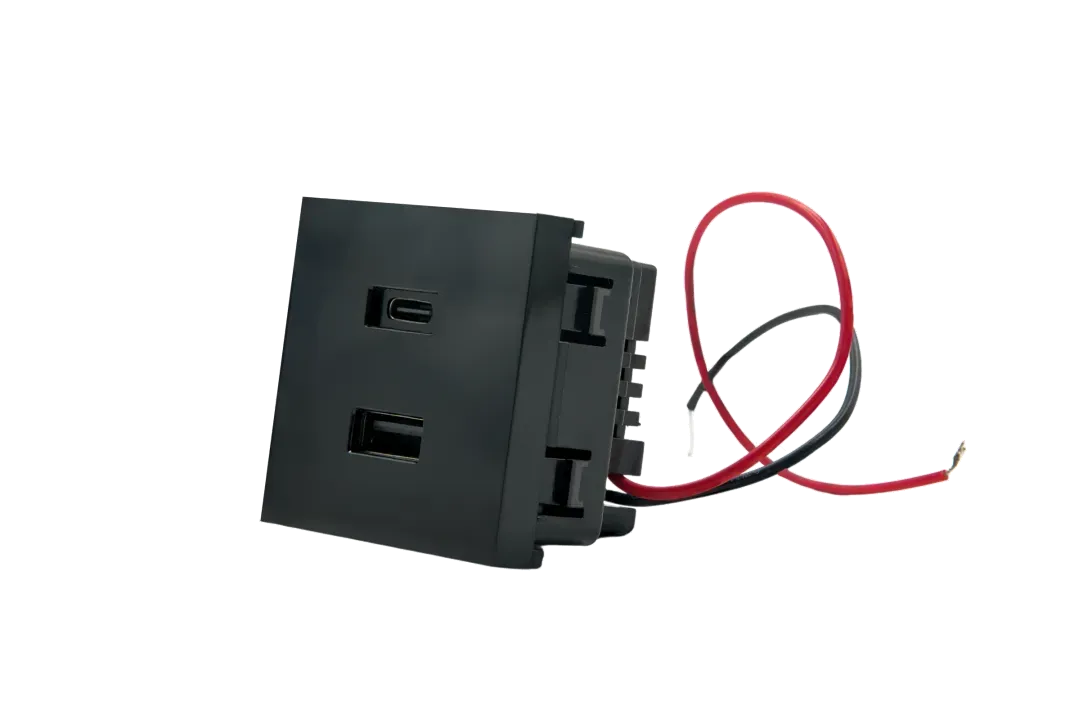 Shelly · Unterputz Zubehör · USB · Charger schwarz – Bild 2