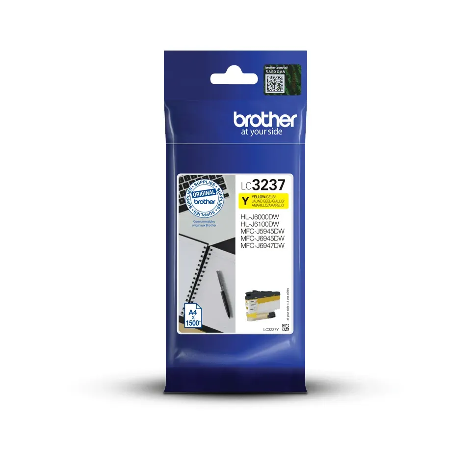 Brother LC3237Y Druckerpatrone 1 Stück(e) Original Standardertrag Gelb Brother LC3237Y Druckerpatrone 1 Stück(e) Original Standardertrag Gelb