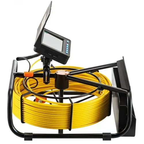 VEVOR Kanalkamera, 50 m, 10,9 cm Rohrinspektionskamera mit Beleuchtung – 6 einstellbare LEDs, 16-GB-Karte, 3-facher Zoom & 8500-mAh-Akku mit hoher Kapazität, IP68 Sanitärkamera für Abwasserrohre – Bild 9