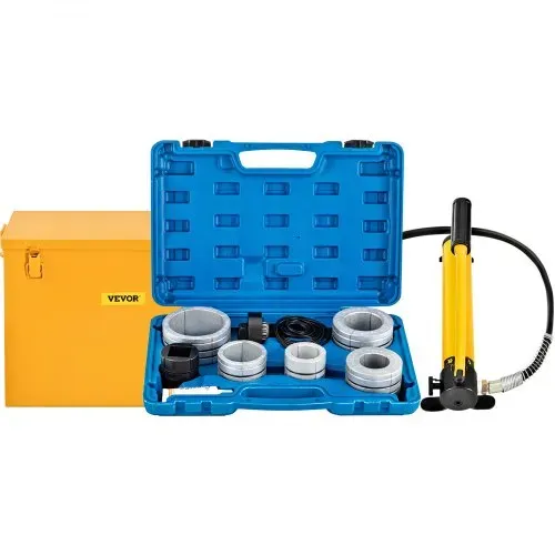 VEVOR Hydraulischer Auspuffrohr-Expander, Größe 4,13 bis 10,8 cm, 10 T, manueller hydraulischer Rohrstrecker mit 4 Matrizen und 2 Aufbewahrungskoffern für Kupfer- und Aluminiumrohre bei der Autoreparatur – Bild 10