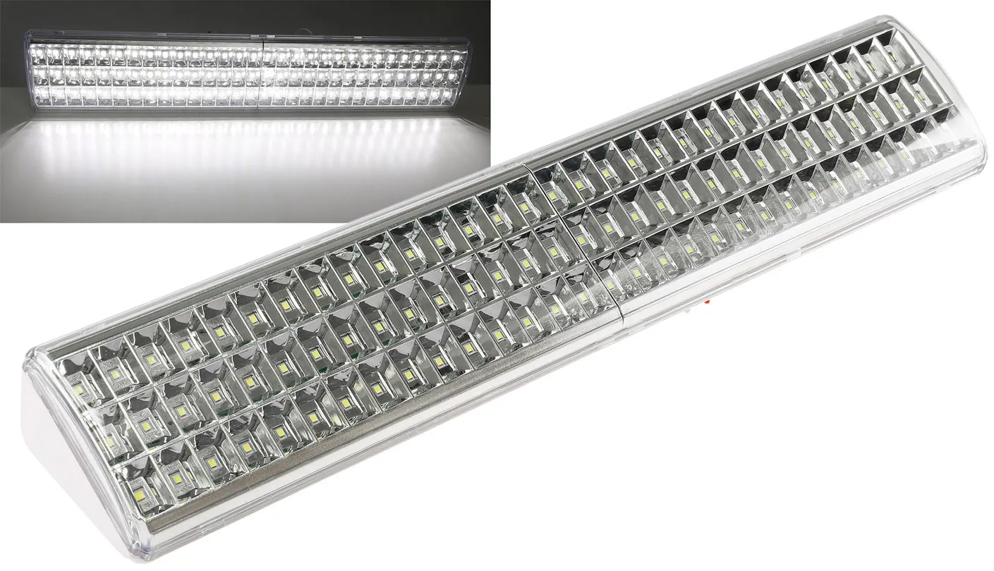LED Notleuchte „CTNL-90 SMD“ 500x95x60mm Lithium Akku 2x 3,7V/2200mAh, nur 9W LED Notleuchte „CTNL-90 SMD“ 500x95x60mm Lithium Akku 2x 3,7V/2200mAh, nur 9W