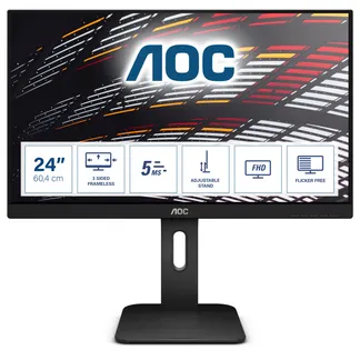 AOC P1 24P1 Computerbildschirm 60,5 cm (23.8″) 1920 x 1080 Pixel Full HD LED Schwarz AOC P1 24P1 Computerbildschirm 60,5 cm (23.8″) 1920 x 1080 Pixel Full HD LED Schwarz