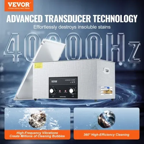 VEVOR 22 L Ultraschallreiniger mit Heiztimer & Korb professionelle digitale Schallkavitationsmaschine, 480 W Reinigungsmaschine für Laborwerkzeuge Metallteile Vergaser Messing Autoteile Motorteile VEVOR 22 L Ultraschallreiniger mit Heiztimer & Korb professionelle digitale Schallkavitationsmaschine, 480 W Reinigungsmaschine für Laborwerkzeuge Metallteile Vergaser Messing Autoteile Motorteile