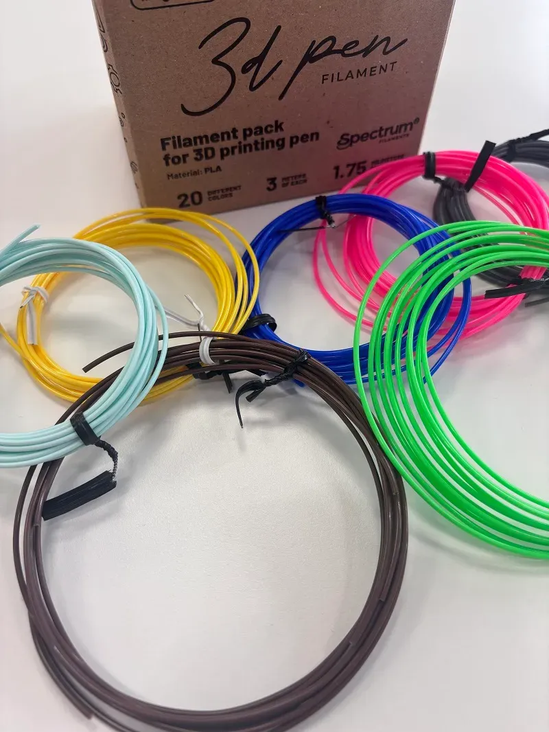 Spectrum 3D Filament für 3D Stifte 20 Farben á 3m – Bild 2