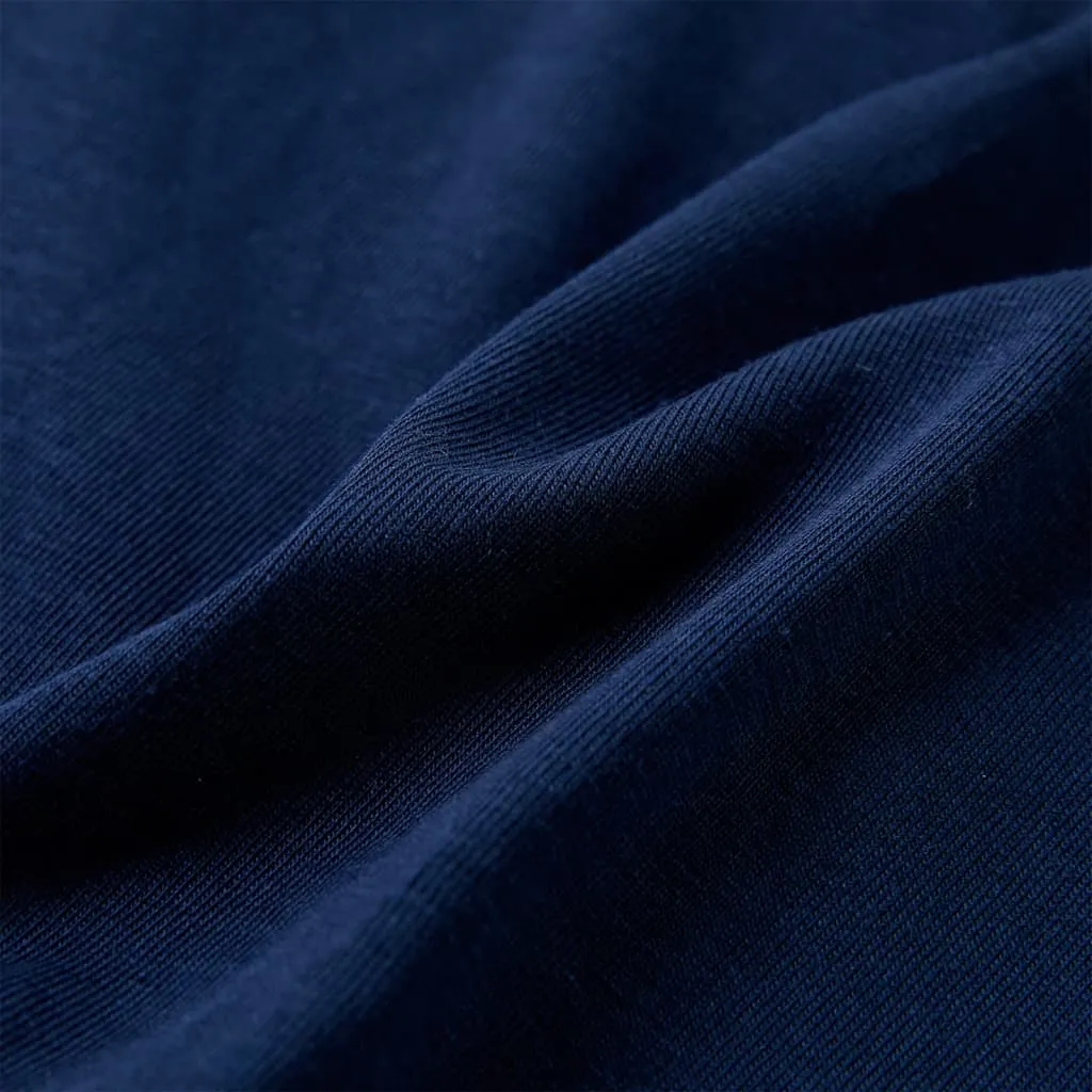 vidaXL Kinder-T-Shirt Marineblau 140 – Bild 7