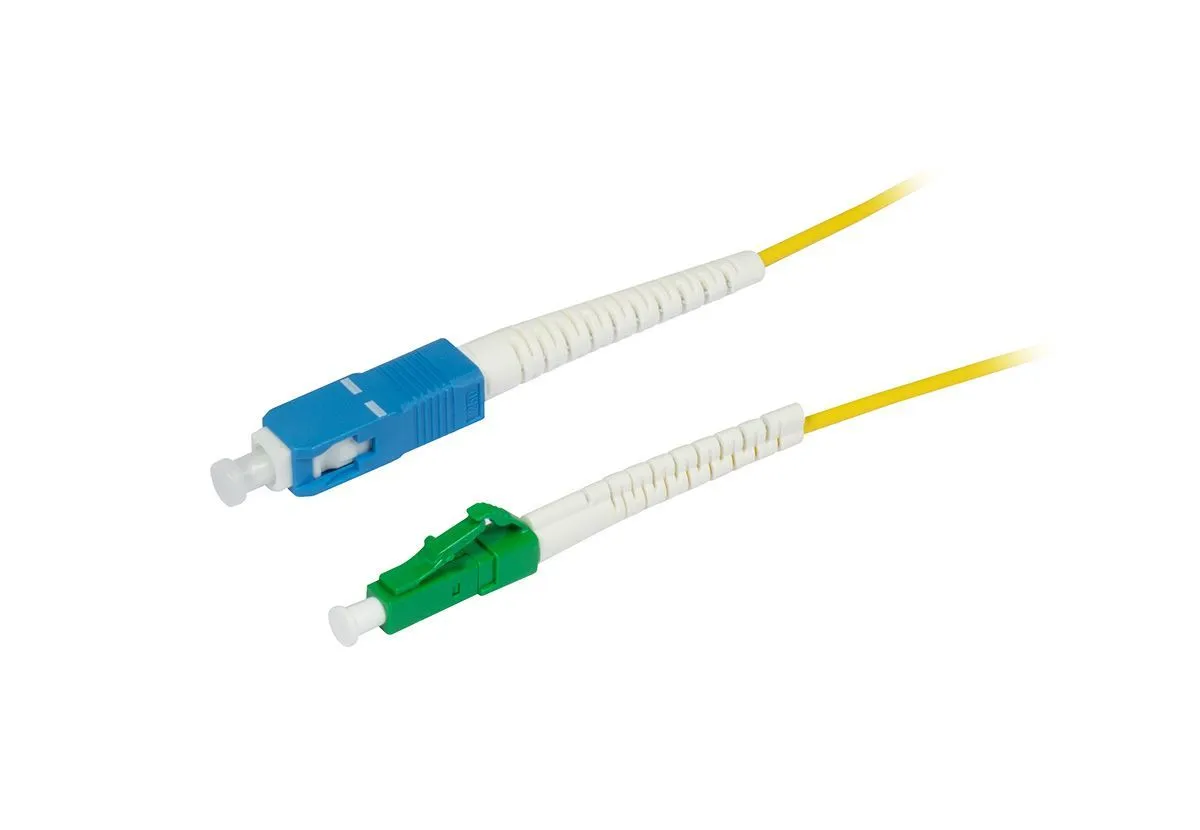LWL-1-Faser-Patchk. 1,5mtr.LC(APC)-SC, 9/125u, OS2, G657A2, AD=2mm, flexible Knickschutztülle, Synergy21, LWL-1-Faser-Patchk. 1,5mtr.LC(APC)-SC, 9/125u, OS2, G657A2, AD=2mm, flexible Knickschutztülle, Synergy21,
