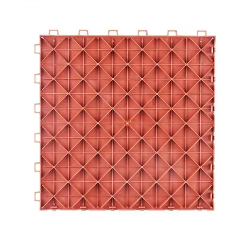 VEVOR Garagen-Bodenbeschläge, 305 x 305 x 13,4 mm, 50er-Set Industrieboden, rutschfeste doppelseitige Struktur-Garagenboden, für Garagen, Keller, Reparaturwerkstätten, Rot – Bild 9