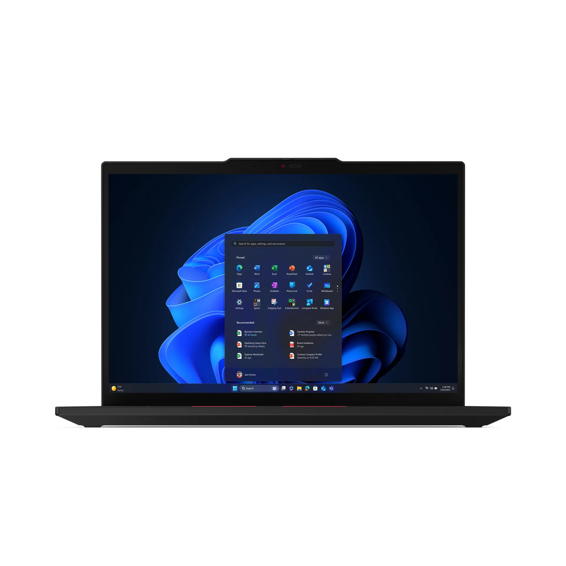 Lenovo ThinkPad T14 Gen 6 (Intel) Intel Core Ultra 7 255U Laptop 35,6 cm (14") WUXGA 16 GB DDR5-SDRAM 512 GB SSD Wi-Fi 6E (802.11ax) Windows 11 Pro Deutsch Schwarz – Bild 2