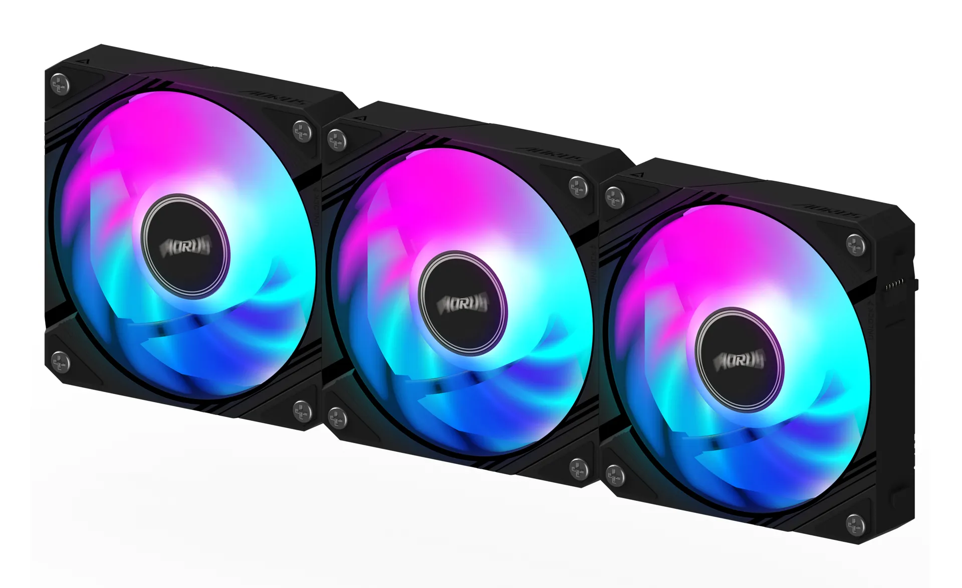 GIGABYTE AORUS EZ CHAIN FAN 120 (3-Pack) Hauptplatine Ventilator 12 cm Schwarz 3 Stück(e) GIGABYTE AORUS EZ CHAIN FAN 120 (3-Pack) Hauptplatine Ventilator 12 cm Schwarz 3 Stück(e)