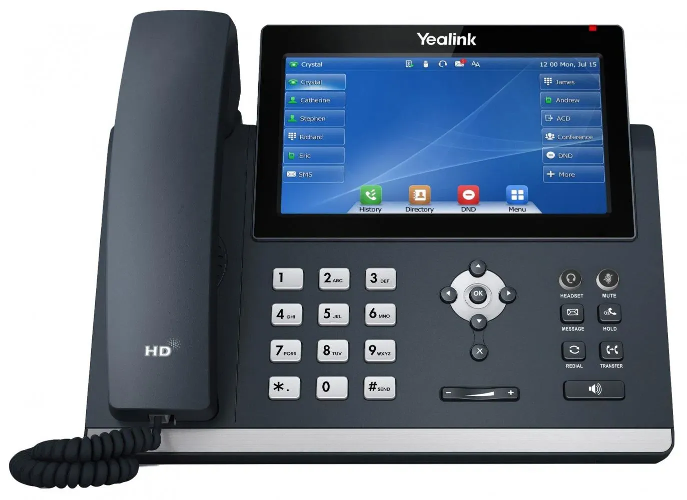 Yealink SIP-T48U IP-Telefon Grau LED WLAN Yealink SIP-T48U IP-Telefon Grau LED WLAN