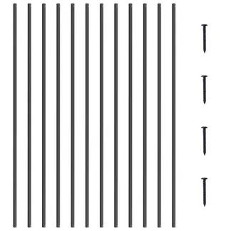 VEVOR Metallbaluster für Treppen, 13 x 1118 mm, quadratisch, dekorative Geländerstäbe aus Aluminiumlegierung, 31er-PackDeckbaluster mit Schrauben, klassisches, hohles, gerades Deckgeländer VEVOR Metallbaluster für Treppen, 13 x 1118 mm, quadratisch, dekorative Geländerstäbe aus Aluminiumlegierung, 31er-PackDeckbaluster mit Schrauben, klassisches, hohles, gerades Deckgeländer