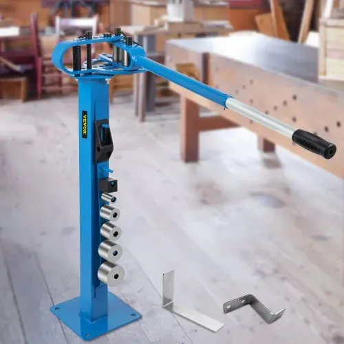 VEVOR Biegen Presser Bender Rohr Stahl, 111,76 cm Teleskopgriff Rohrbiegemaschine, 5/16 x 1-1/4 Zoll und 1/4 x 1-15/16 Zoll Flussstahlkapazität Rohrbiegegerät, Rohrbieger Set mit 7 Formen und 3 Ring – Bild 7