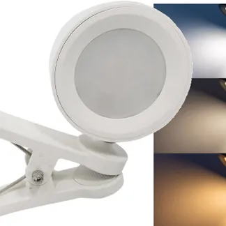 LED Akku Clip-Leuchte „CT-AKL3“ Dimmbar, CCT 3000k-6000k, weiß LED Akku Clip-Leuchte „CT-AKL3“ Dimmbar, CCT 3000k-6000k, weiß