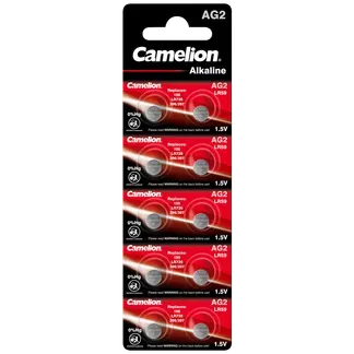 Knopfzelle CAMELION, AG2, 1,5V, Alkaline, 10er-Blister Knopfzelle CAMELION, AG2, 1,5V, Alkaline, 10er-Blister