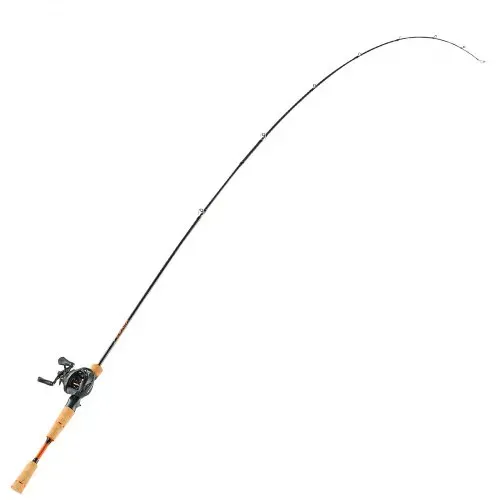 VEVOR Angelrute und Angelrolle (Baitcasting) im Set, 2 m Rute aus Kohlefaser (IM7), Bassangelruten-Set mit 6+1 Kugellagern & Übersetzung 7,0:1 & Korkgriff, linkshändiges Angelset – Bild 9