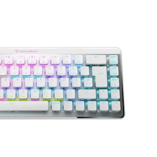 Turtle Beach Vulcan II Mini Air – Optisch-mechanische kabellose Gaming-Tastatur (65%), anpassbare RGB-Beleuchtung, abnehmbares Kabel, Smart Keys, Aluminiumplatte – Weiß Turtle Beach Vulcan II Mini Air – Optisch-mechanische kabellose Gaming-Tastatur (65%), anpassbare RGB-Beleuchtung, abnehmbares Kabel, Smart Keys, Aluminiumplatte – Weiß