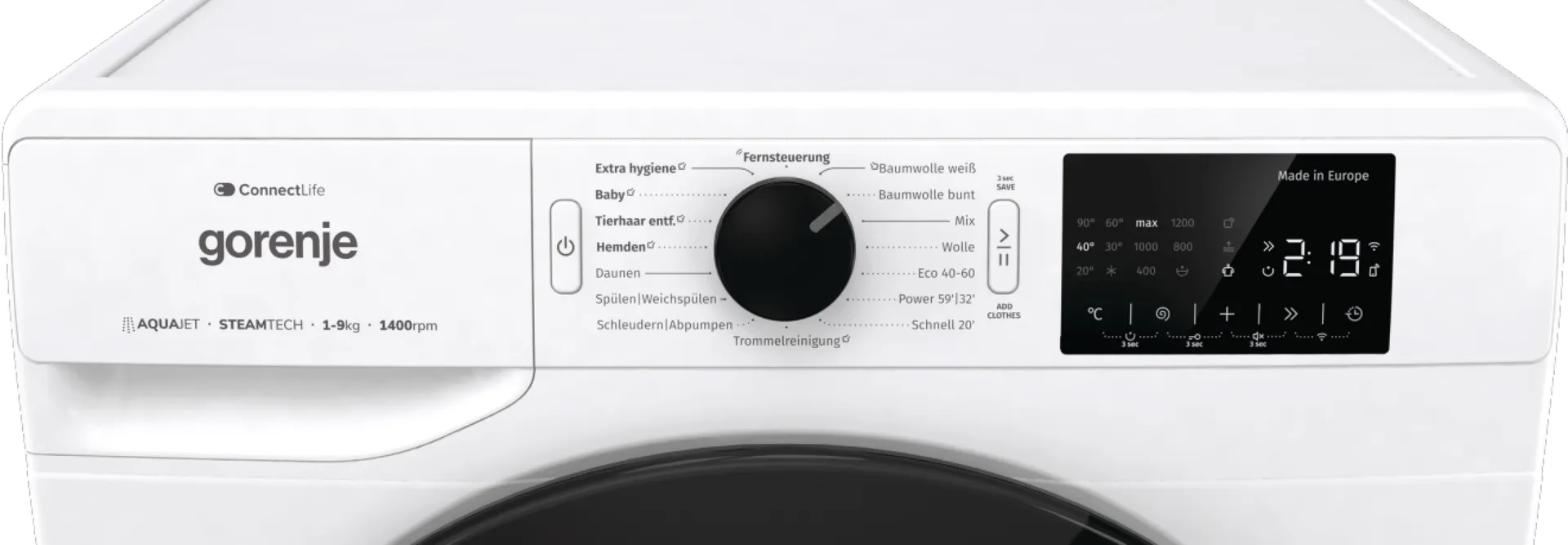 Gorenje Waschmaschine WPNEI94DA1TS BK070 – Bild 7