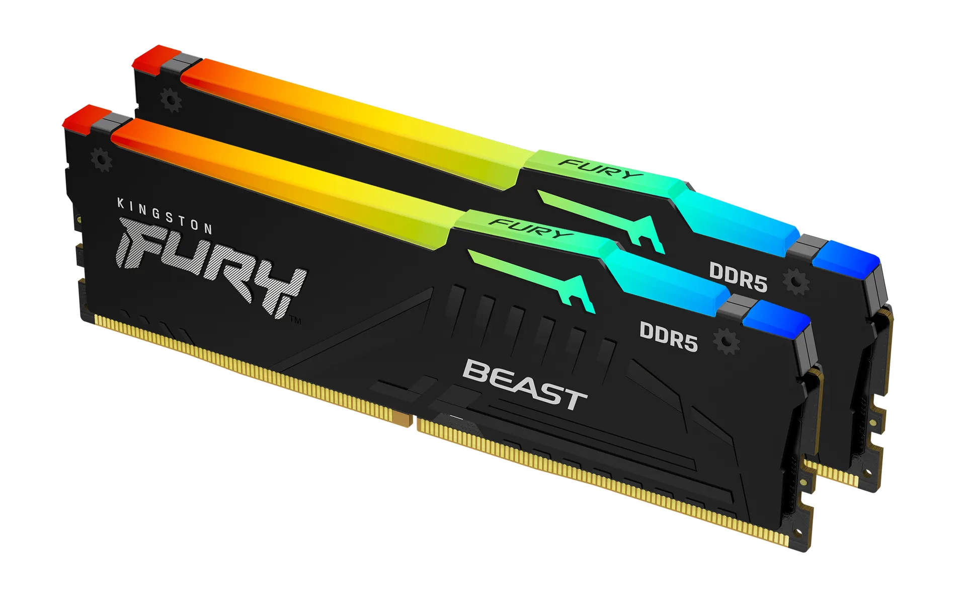 Kingston Technology FURY Beast 32GB 6000MT/s DDR5 CL30 DIMM (2er-Kit) RGB EXPO Kingston Technology FURY Beast 32GB 6000MT/s DDR5 CL30 DIMM (2er-Kit) RGB EXPO