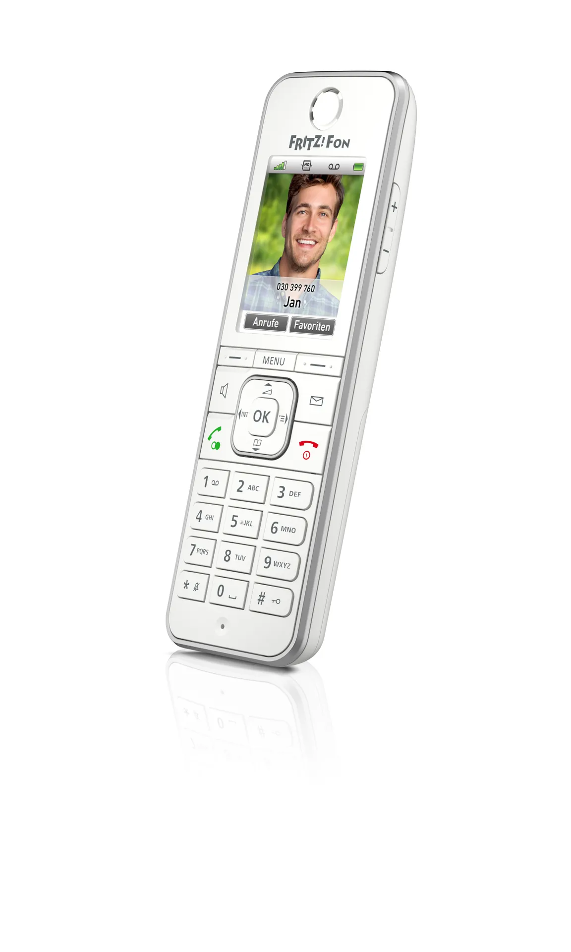 Fon FRITZ! C6 DECT-Telefon Anrufer-Identifikation Weiß – Bild 3