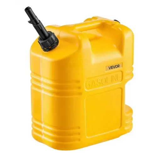VEVOR Kraftstoffkanister, 19 L, Benzintank mit Ausguss & klarer Skala, max. Durchflussrate 15 L/min, Flüssigkeitsbehälter für die meisten Autos, Motorräder, SUVs, ATVs und UTVs, gelb, 1 Stk. – Bild 10
