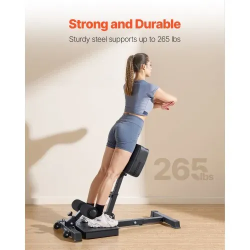 VEVOR Sissy Squat Maschine, multifunktionales Deep Sissy Squat Bench für Beinmuskeltraining, faltbarer Kniebeugentrainer für Rumpf Taille Gesäß, Beintrainingsgerät für Heim-Fitnessstudio – Bild 2