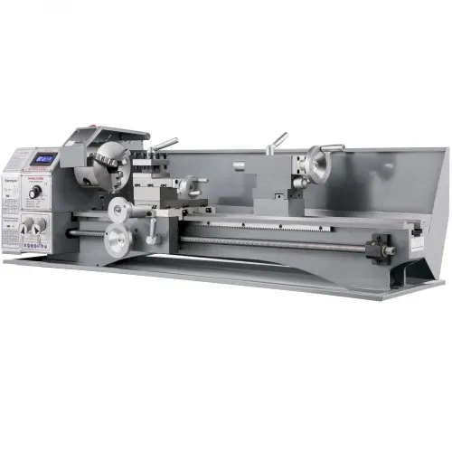 VEVOR Mini Drehbank 220x600mm Drehmaschine Metall 750 W Mini Drechselbank für Metallbearbeitung Drehbank Metall präzise einfach zu bedienen – Bild 10