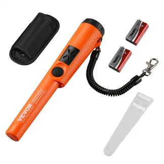 VEVOR Metalldetektor Pinpointer IP66 Komplett Wasserdichter Metallsuchgerät 5cm Erkennungstiefe Propointer Schatzsuche mit 3 Modi Ton/Vibration/Ton + Vibration 9V Batterie & Samtbeutel Inklusive VEVOR Metalldetektor Pinpointer IP66 Komplett Wasserdichter Metallsuchgerät 5cm Erkennungstiefe Propointer Schatzsuche mit 3 Modi Ton/Vibration/Ton + Vibration 9V Batterie & Samtbeutel Inklusive