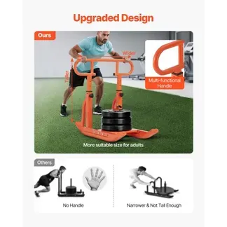VEVOR Gewichtsschlitten Kraftschlitten Krafttrainingsschlitten zur Verbesserung der Geschwindigkeit bei sportlichen Übungen, Fitnessgerät mit Griff, kompatibel mit 25/51 mm Gewichtsscheiben VEVOR Gewichtsschlitten Kraftschlitten Krafttrainingsschlitten zur Verbesserung der Geschwindigkeit bei sportlichen Übungen, Fitnessgerät mit Griff, kompatibel mit 25/51 mm Gewichtsscheiben