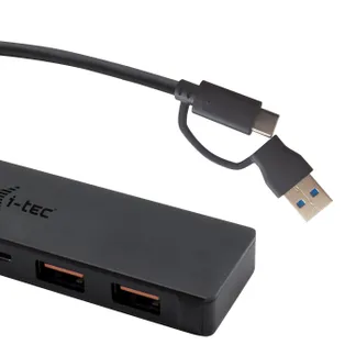 i-tec Metal USB-A/USB-C HUB 2x USB 3.0 + 2x USB-C (10 Gbps) i-tec Metal USB-A/USB-C HUB 2x USB 3.0 + 2x USB-C (10 Gbps)